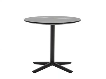 QUATTRO OCCASIONAL MARBLE ROUND - Round low marble coffee table by Andreu World - view 2